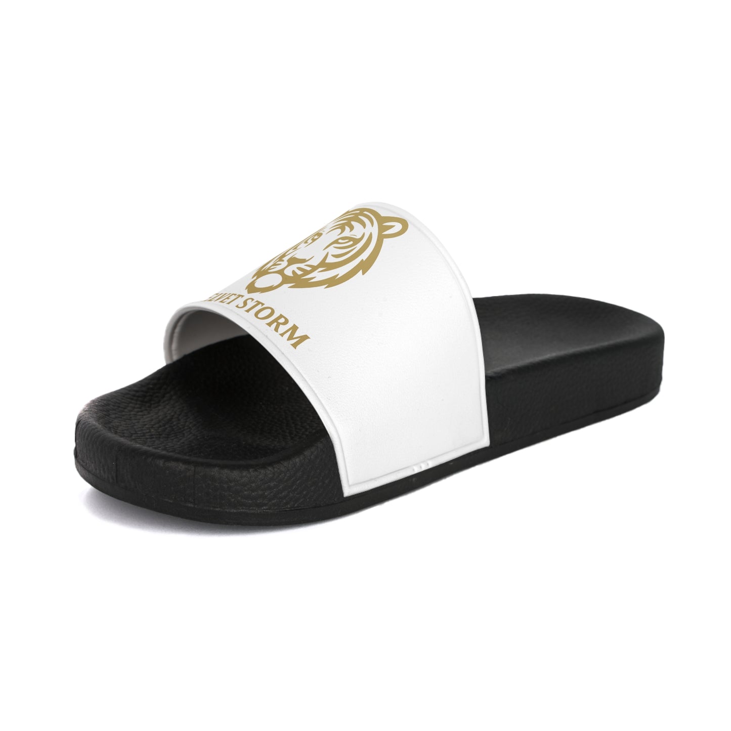 Men's Slide Sandals with Tiger Design, Comfortable Summer Footwear, Perfect for Beach, Casual Wear, Gifts for Him