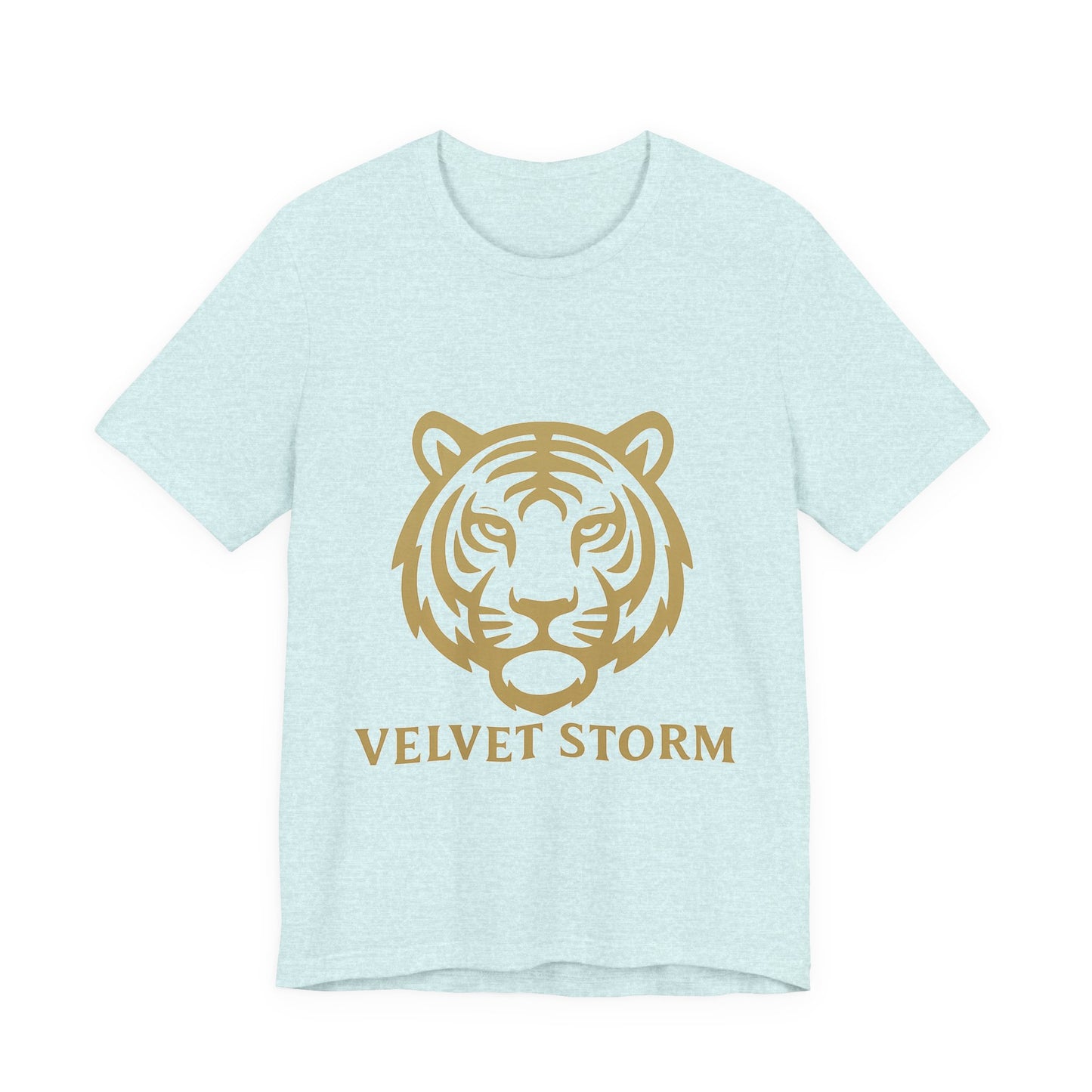 Stylish Tiger Print Tee, Unisex Jersey T-Shirt, Relaxed Fit Top, Gift for Wildlife Lovers, Casual Wear