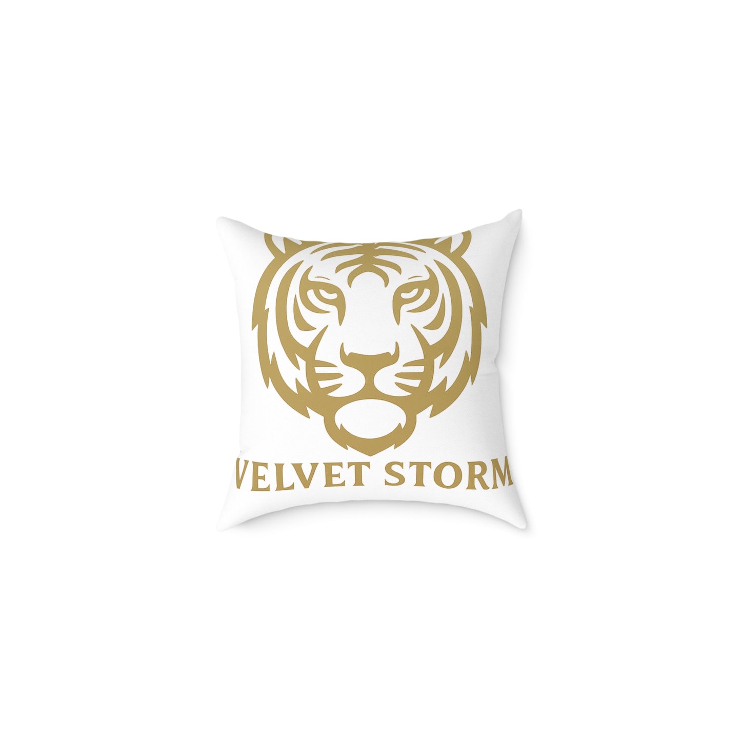 Bold Tiger Print Poly Canvas Pillow, Decorative Throw Pillow, Living Room Accent, Gift for Animal Lovers, Modern Home Decor