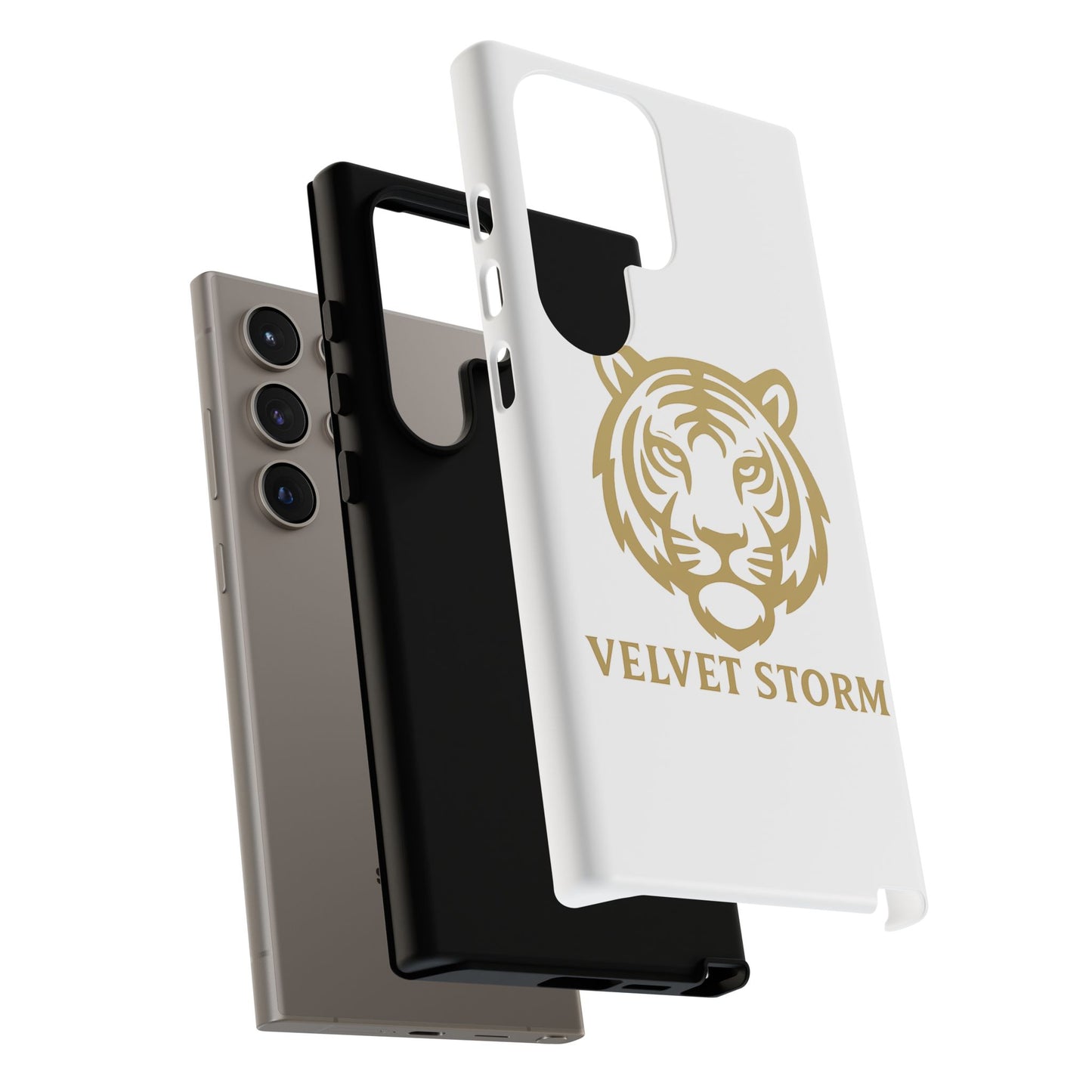 Stylish Phone Case for Tough Protection, Tiger Design, Velvet Storm, Gifts for Animal Lovers, Unique Phone Accessories