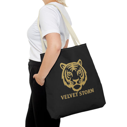 Bold Tiger Tote Bag | Velvet Storm Design, Reusable Shopping Bag, Fashion Accessories, Animal Lovers Gift, Wild Style Carryall