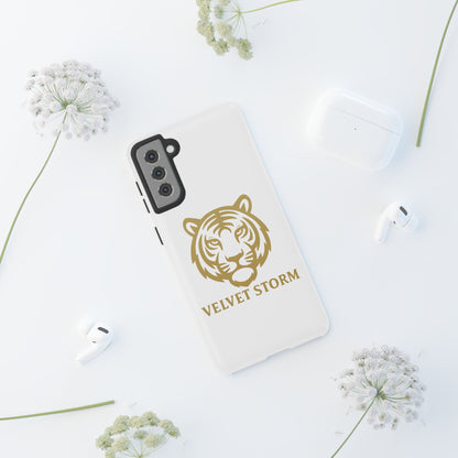 Stylish Phone Case for Tough Protection, Tiger Design, Velvet Storm, Gifts for Animal Lovers, Unique Phone Accessories