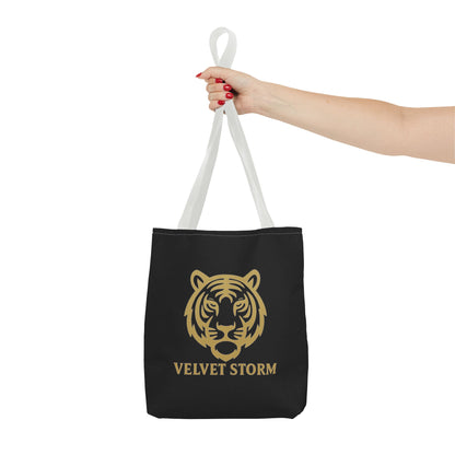 Bold Tiger Tote Bag | Velvet Storm Design, Reusable Shopping Bag, Fashion Accessories, Animal Lovers Gift, Wild Style Carryall