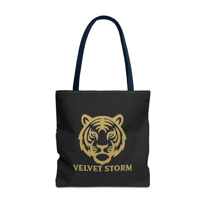 Bold Tiger Tote Bag | Velvet Storm Design, Reusable Shopping Bag, Fashion Accessories, Animal Lovers Gift, Wild Style Carryall