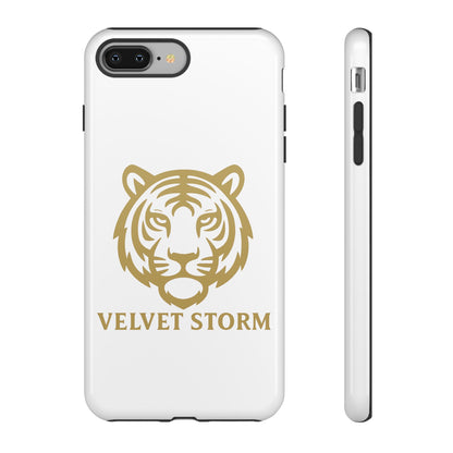 Stylish Phone Case for Tough Protection, Tiger Design, Velvet Storm, Gifts for Animal Lovers, Unique Phone Accessories