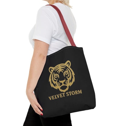 Bold Tiger Tote Bag | Velvet Storm Design, Reusable Shopping Bag, Fashion Accessories, Animal Lovers Gift, Wild Style Carryall