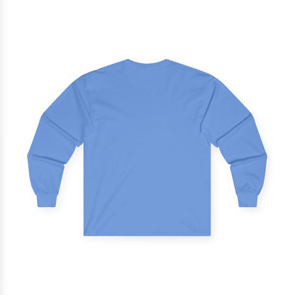 Unisex Long Sleeve Tee with Velvet Storm Tiger Design, Casual Wear, Gift for Animal Lovers, Fall Fashion, Trendy Tees