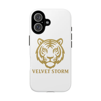 Stylish Phone Case for Tough Protection, Tiger Design, Velvet Storm, Gifts for Animal Lovers, Unique Phone Accessories