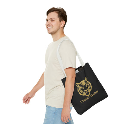 Bold Tiger Tote Bag | Velvet Storm Design, Reusable Shopping Bag, Fashion Accessories, Animal Lovers Gift, Wild Style Carryall