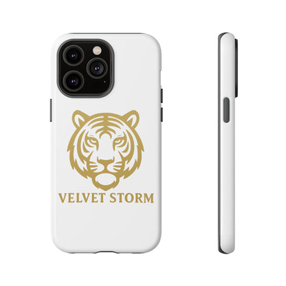 Stylish Phone Case for Tough Protection, Tiger Design, Velvet Storm, Gifts for Animal Lovers, Unique Phone Accessories