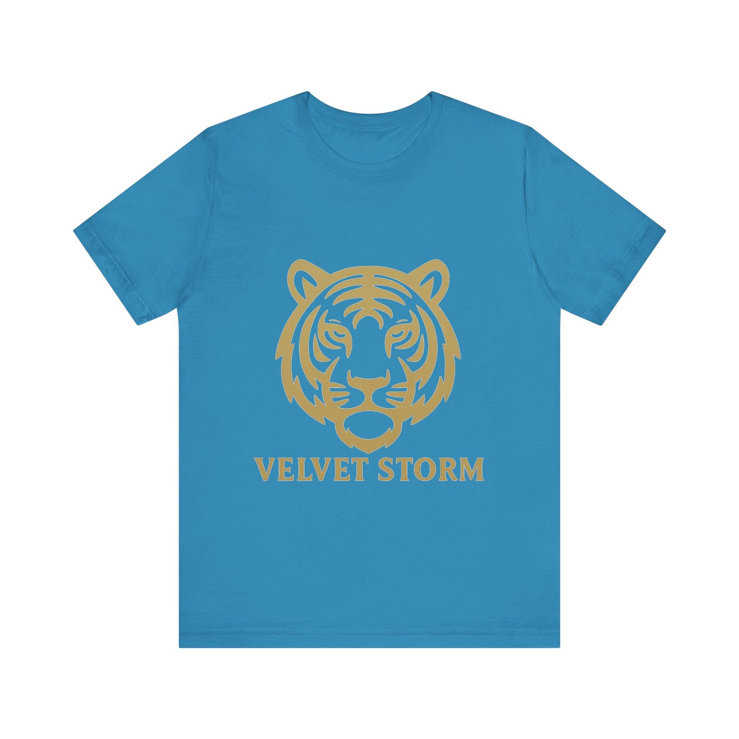 Stylish Tiger Print Tee, Unisex Jersey T-Shirt, Relaxed Fit Top, Gift for Wildlife Lovers, Casual Wear