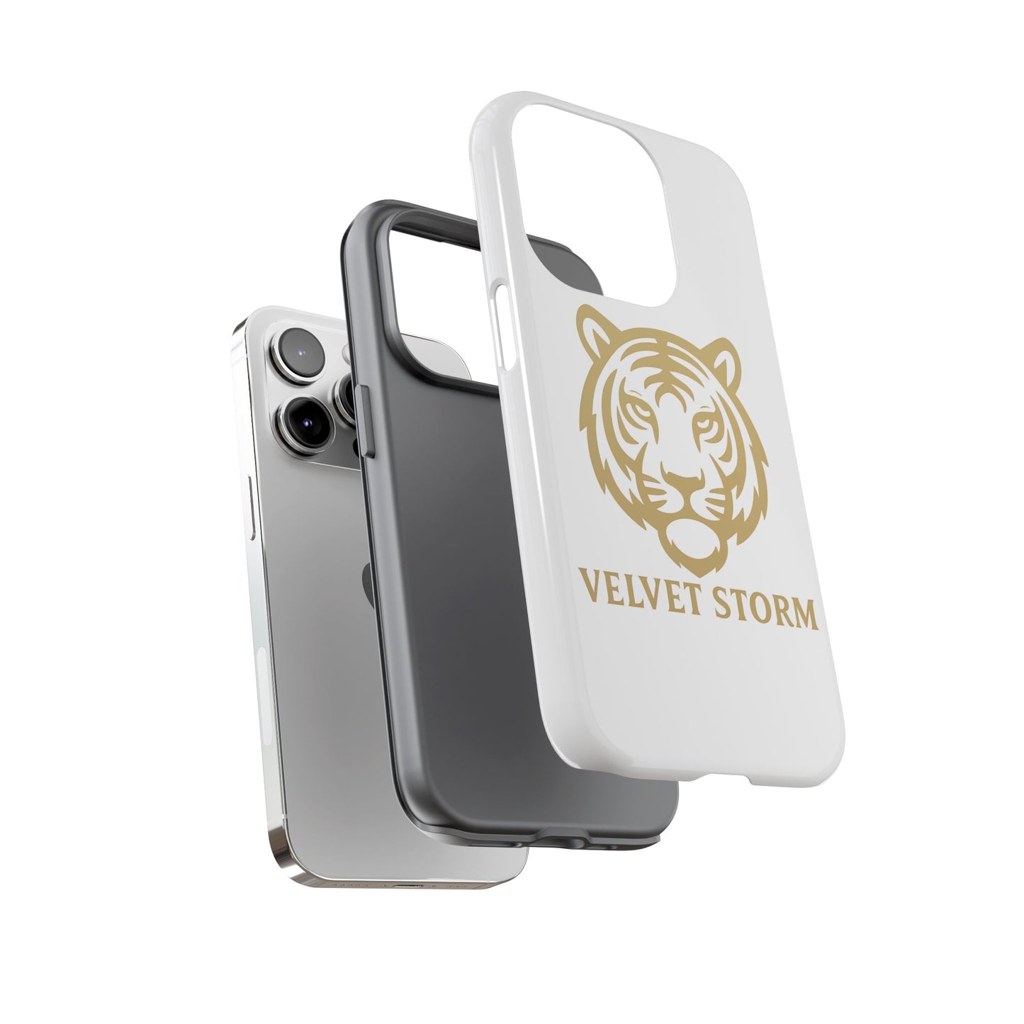 Stylish Phone Case for Tough Protection, Tiger Design, Velvet Storm, Gifts for Animal Lovers, Unique Phone Accessories