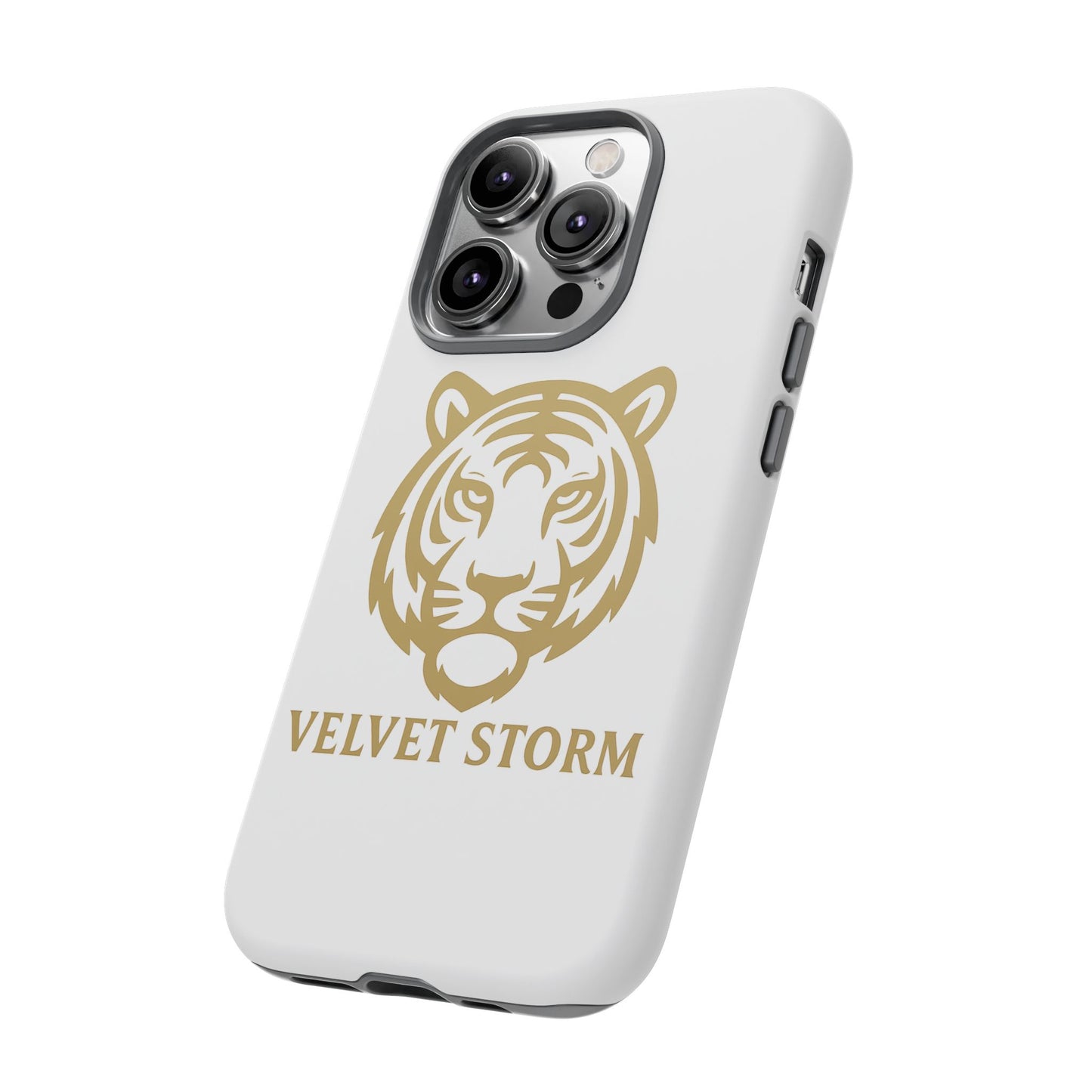 Stylish Phone Case for Tough Protection, Tiger Design, Velvet Storm, Gifts for Animal Lovers, Unique Phone Accessories