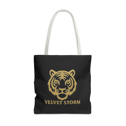 Bold Tiger Tote Bag | Velvet Storm Design, Reusable Shopping Bag, Fashion Accessories, Animal Lovers Gift, Wild Style Carryall
