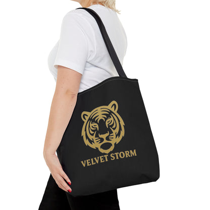 Bold Tiger Tote Bag | Velvet Storm Design, Reusable Shopping Bag, Fashion Accessories, Animal Lovers Gift, Wild Style Carryall