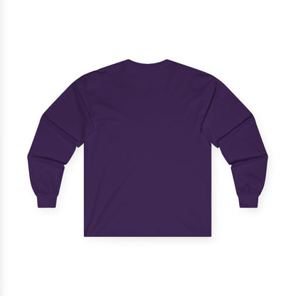 Unisex Long Sleeve Tee with Velvet Storm Tiger Design, Casual Wear, Gift for Animal Lovers, Fall Fashion, Trendy Tees