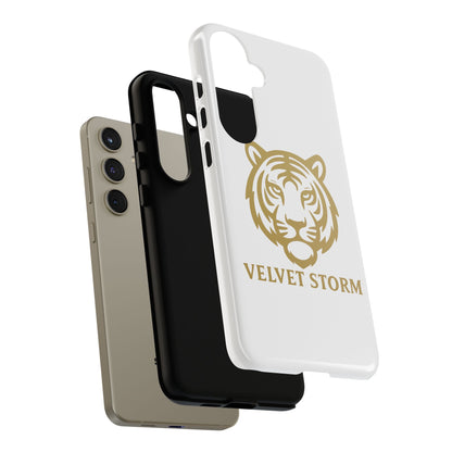 Stylish Phone Case for Tough Protection, Tiger Design, Velvet Storm, Gifts for Animal Lovers, Unique Phone Accessories