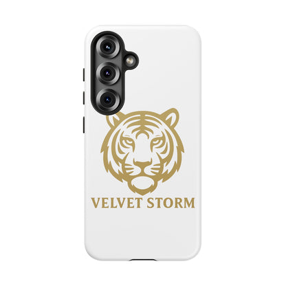 Stylish Phone Case for Tough Protection, Tiger Design, Velvet Storm, Gifts for Animal Lovers, Unique Phone Accessories