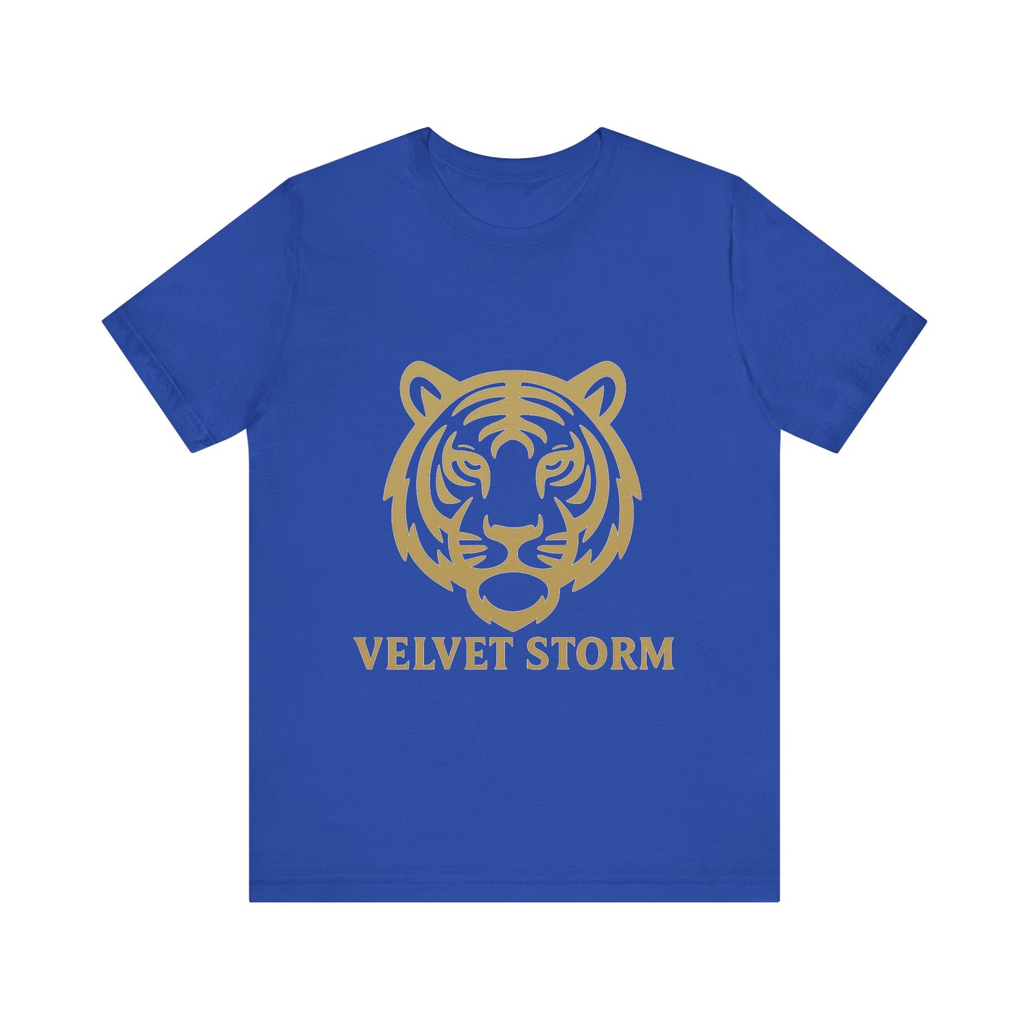 Stylish Tiger Print Tee, Unisex Jersey T-Shirt, Relaxed Fit Top, Gift for Wildlife Lovers, Casual Wear