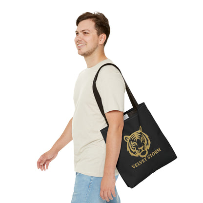 Bold Tiger Tote Bag | Velvet Storm Design, Reusable Shopping Bag, Fashion Accessories, Animal Lovers Gift, Wild Style Carryall