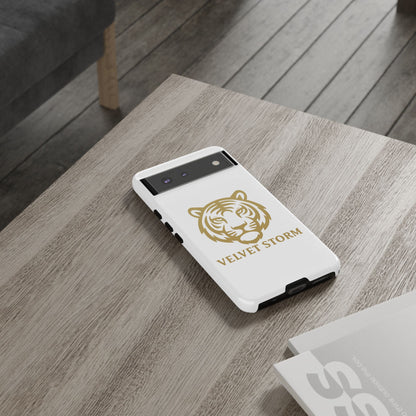 Stylish Phone Case for Tough Protection, Tiger Design, Velvet Storm, Gifts for Animal Lovers, Unique Phone Accessories