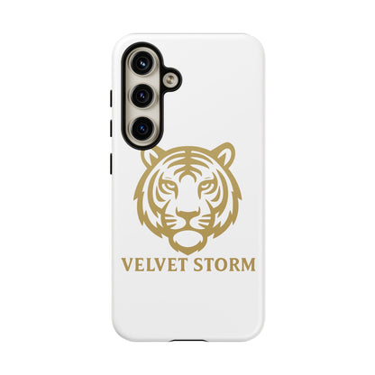 Stylish Phone Case for Tough Protection, Tiger Design, Velvet Storm, Gifts for Animal Lovers, Unique Phone Accessories