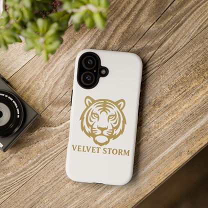 Stylish Phone Case for Tough Protection, Tiger Design, Velvet Storm, Gifts for Animal Lovers, Unique Phone Accessories