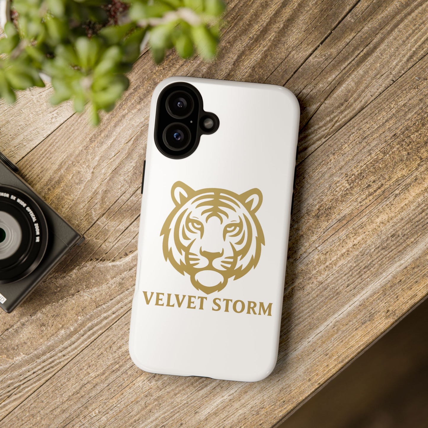 Stylish Phone Case for Tough Protection, Tiger Design, Velvet Storm, Gifts for Animal Lovers, Unique Phone Accessories