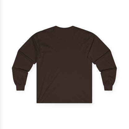 Unisex Long Sleeve Tee with Velvet Storm Tiger Design, Casual Wear, Gift for Animal Lovers, Fall Fashion, Trendy Tees