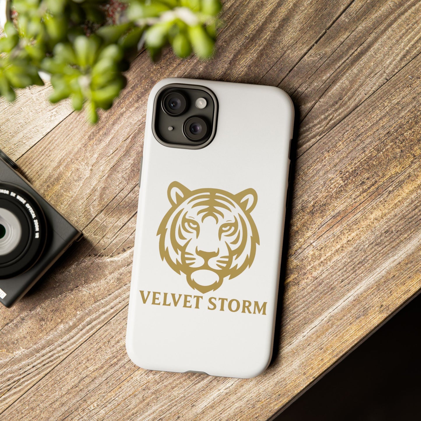 Stylish Phone Case for Tough Protection, Tiger Design, Velvet Storm, Gifts for Animal Lovers, Unique Phone Accessories