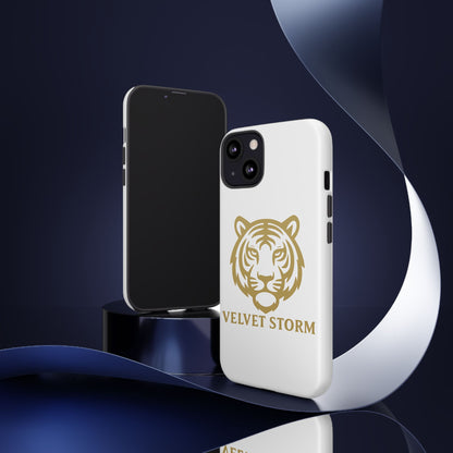 Stylish Phone Case for Tough Protection, Tiger Design, Velvet Storm, Gifts for Animal Lovers, Unique Phone Accessories