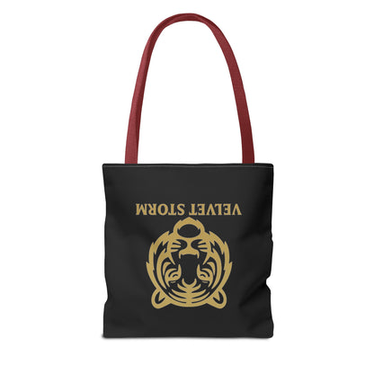 Bold Tiger Tote Bag | Velvet Storm Design, Reusable Shopping Bag, Fashion Accessories, Animal Lovers Gift, Wild Style Carryall