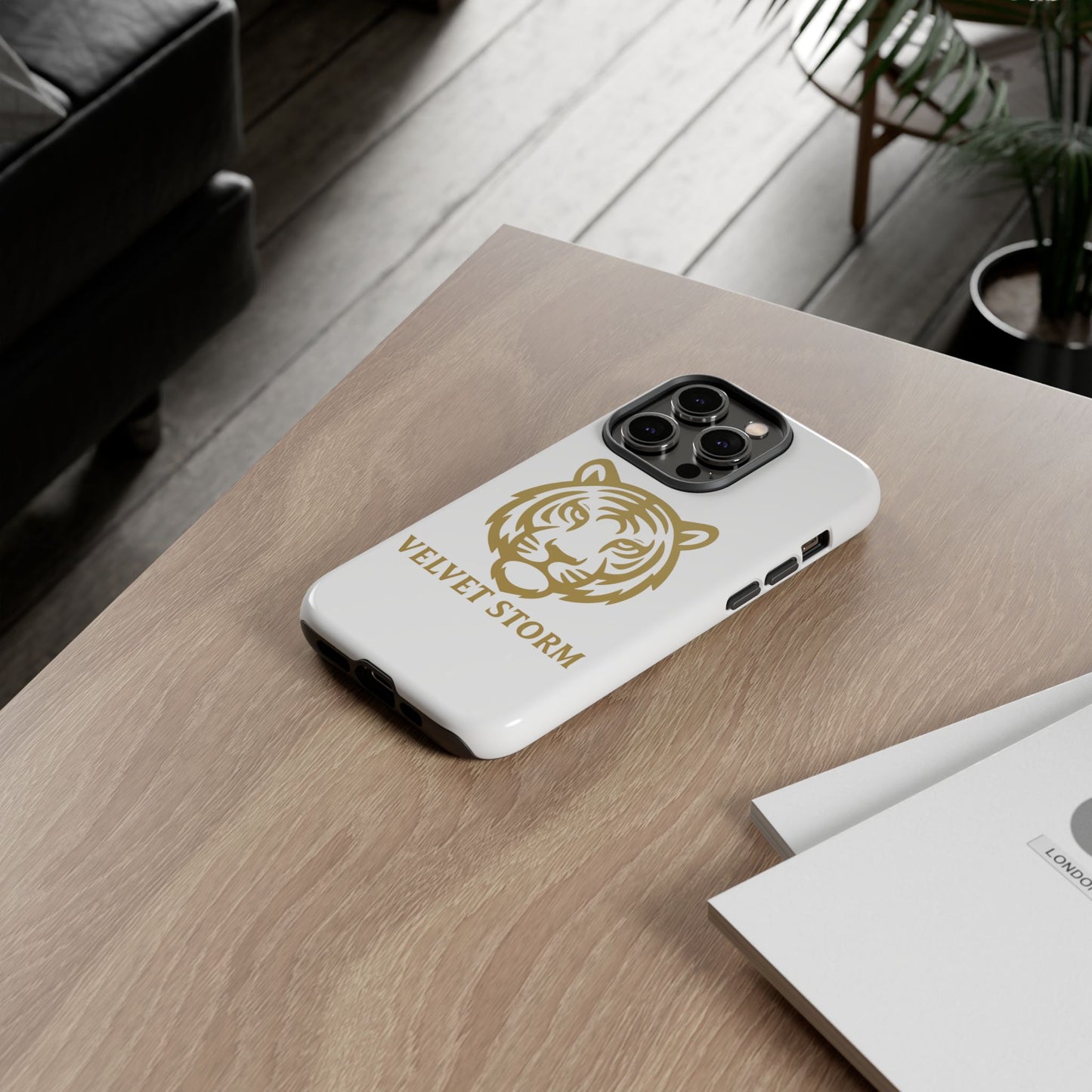 Stylish Phone Case for Tough Protection, Tiger Design, Velvet Storm, Gifts for Animal Lovers, Unique Phone Accessories