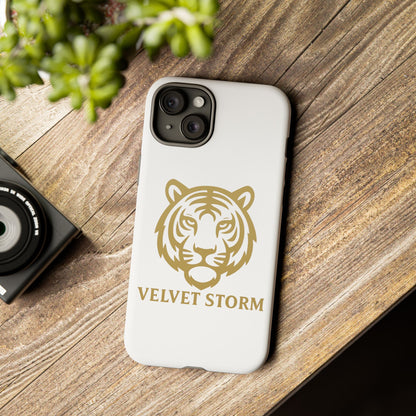 Stylish Phone Case for Tough Protection, Tiger Design, Velvet Storm, Gifts for Animal Lovers, Unique Phone Accessories