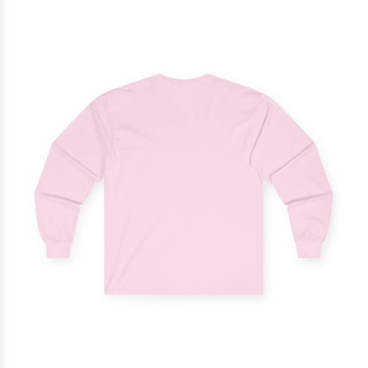 Unisex Long Sleeve Tee with Velvet Storm Tiger Design, Casual Wear, Gift for Animal Lovers, Fall Fashion, Trendy Tees