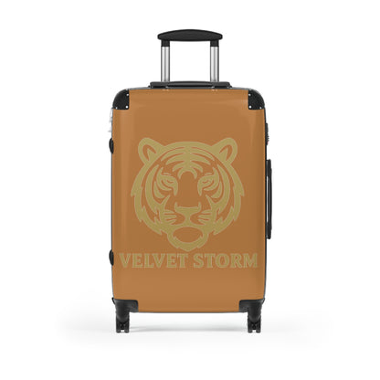 Travel Suitcase with Tiger Design, Stylish Luggage, Animal Print Travel Gear, Vacation Suitcase, Personalized Travel Bag