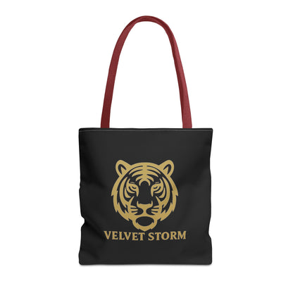 Bold Tiger Tote Bag | Velvet Storm Design, Reusable Shopping Bag, Fashion Accessories, Animal Lovers Gift, Wild Style Carryall