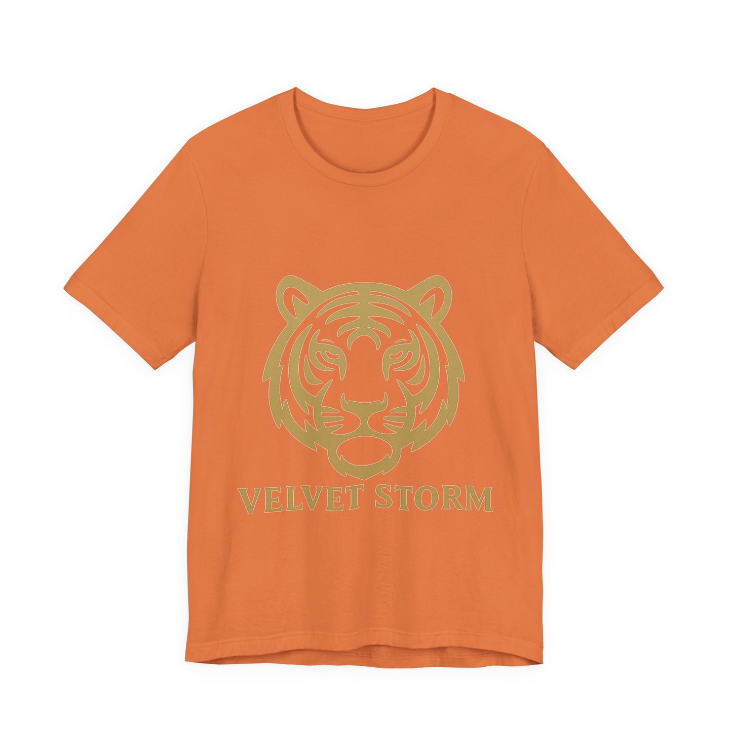 Stylish Tiger Print Tee, Unisex Jersey T-Shirt, Relaxed Fit Top, Gift for Wildlife Lovers, Casual Wear