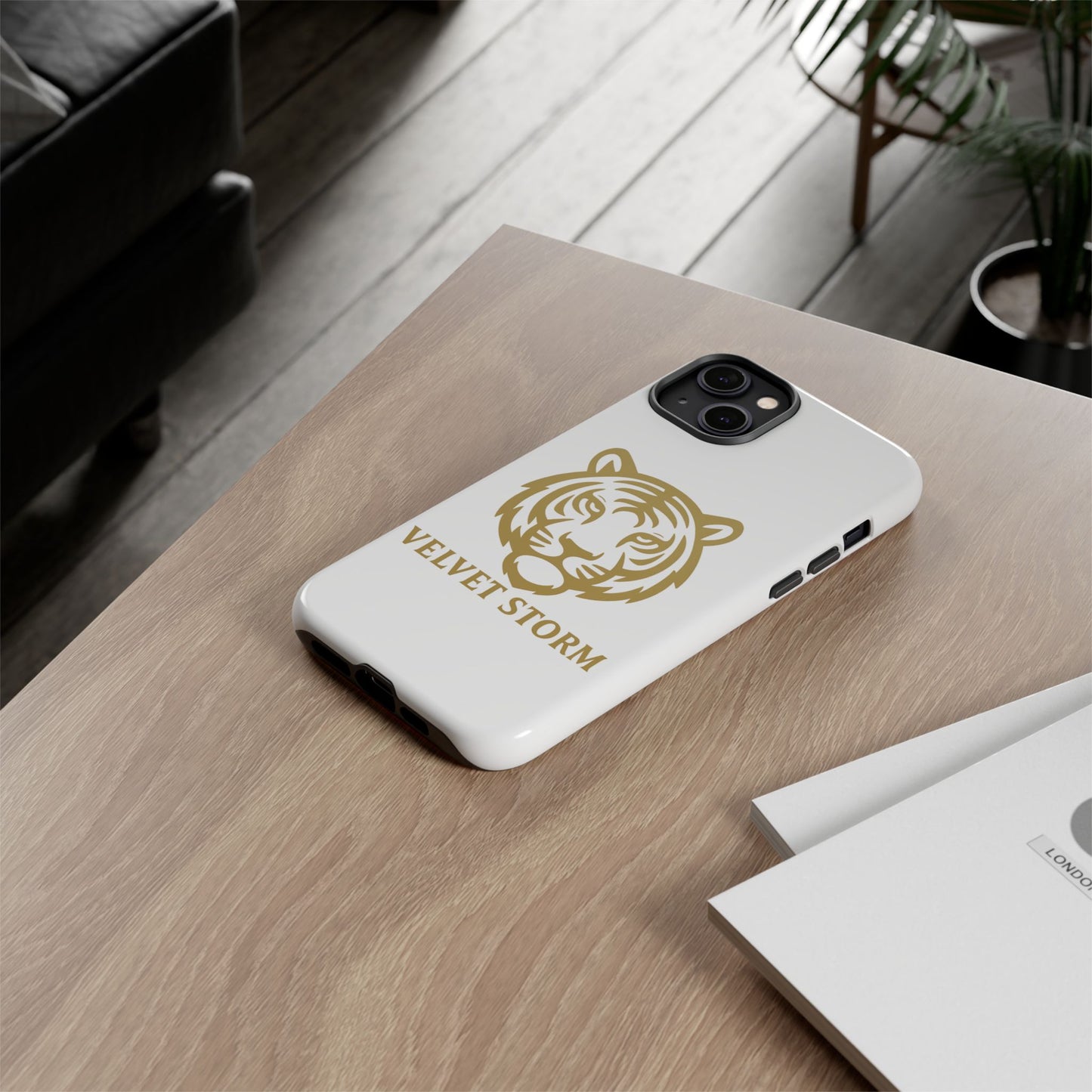 Stylish Phone Case for Tough Protection, Tiger Design, Velvet Storm, Gifts for Animal Lovers, Unique Phone Accessories