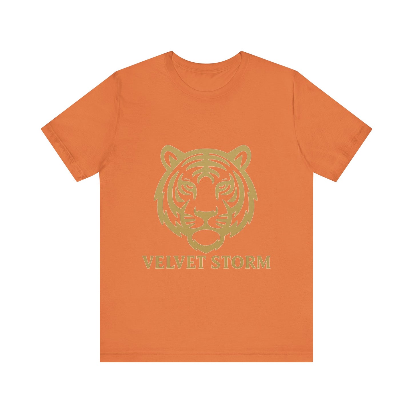 Stylish Tiger Print Tee, Unisex Jersey T-Shirt, Relaxed Fit Top, Gift for Wildlife Lovers, Casual Wear