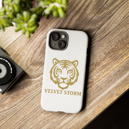 Stylish Phone Case for Tough Protection, Tiger Design, Velvet Storm, Gifts for Animal Lovers, Unique Phone Accessories