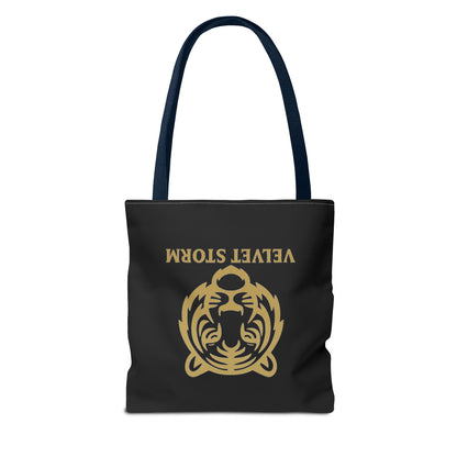 Bold Tiger Tote Bag | Velvet Storm Design, Reusable Shopping Bag, Fashion Accessories, Animal Lovers Gift, Wild Style Carryall