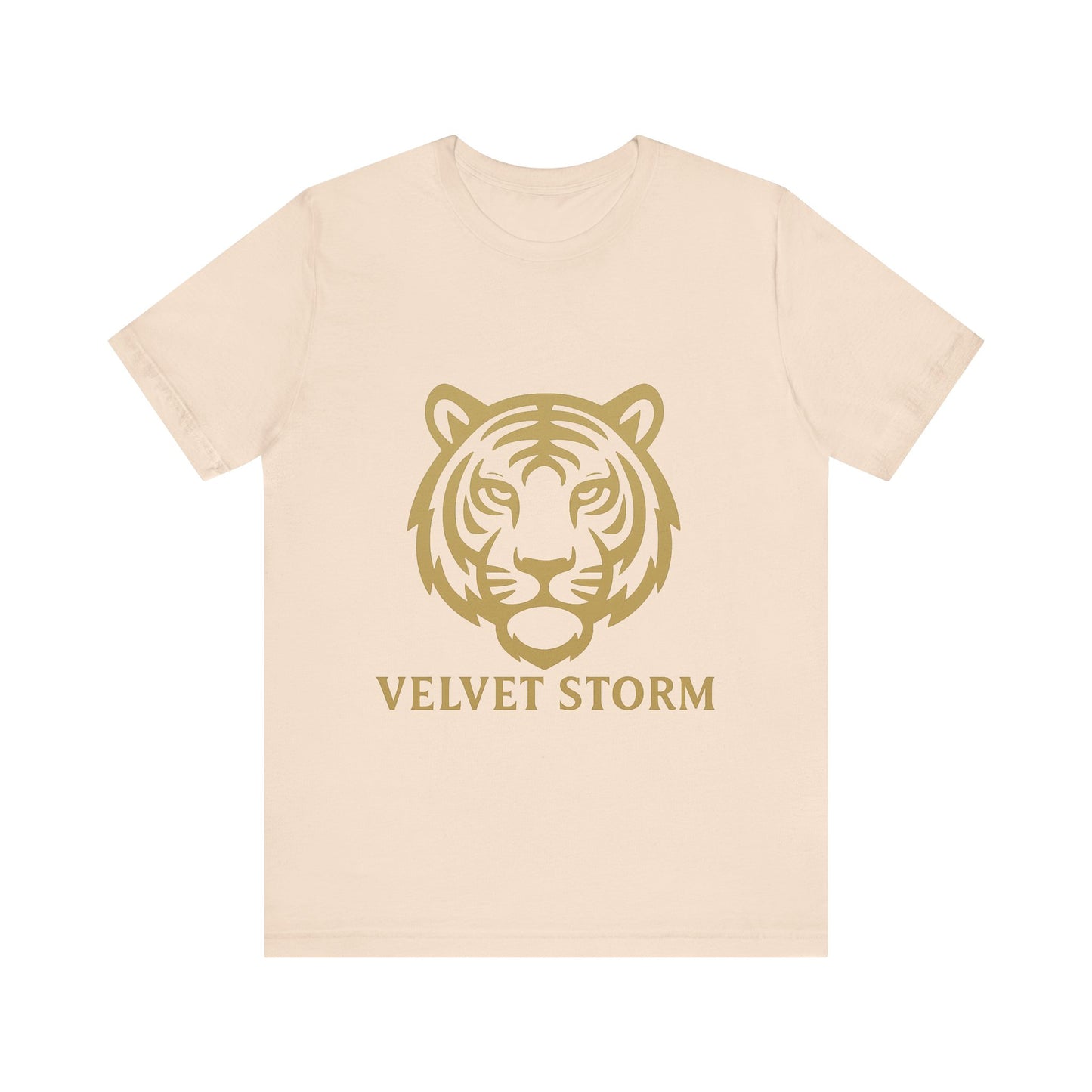 Stylish Tiger Print Tee, Unisex Jersey T-Shirt, Relaxed Fit Top, Gift for Wildlife Lovers, Casual Wear