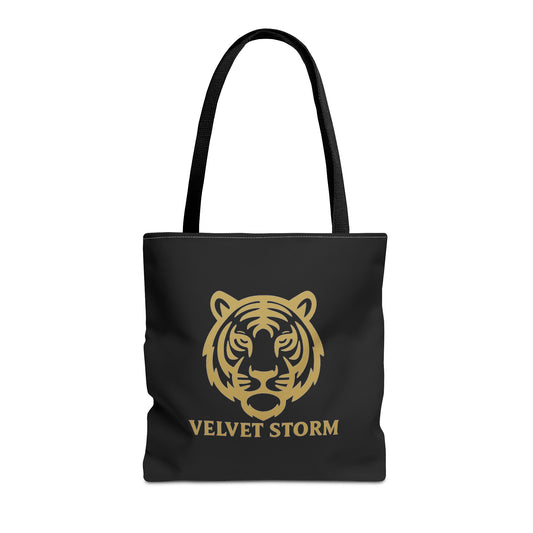Bold Tiger Tote Bag | Velvet Storm Design, Reusable Shopping Bag, Fashion Accessories, Animal Lovers Gift, Wild Style Carryall