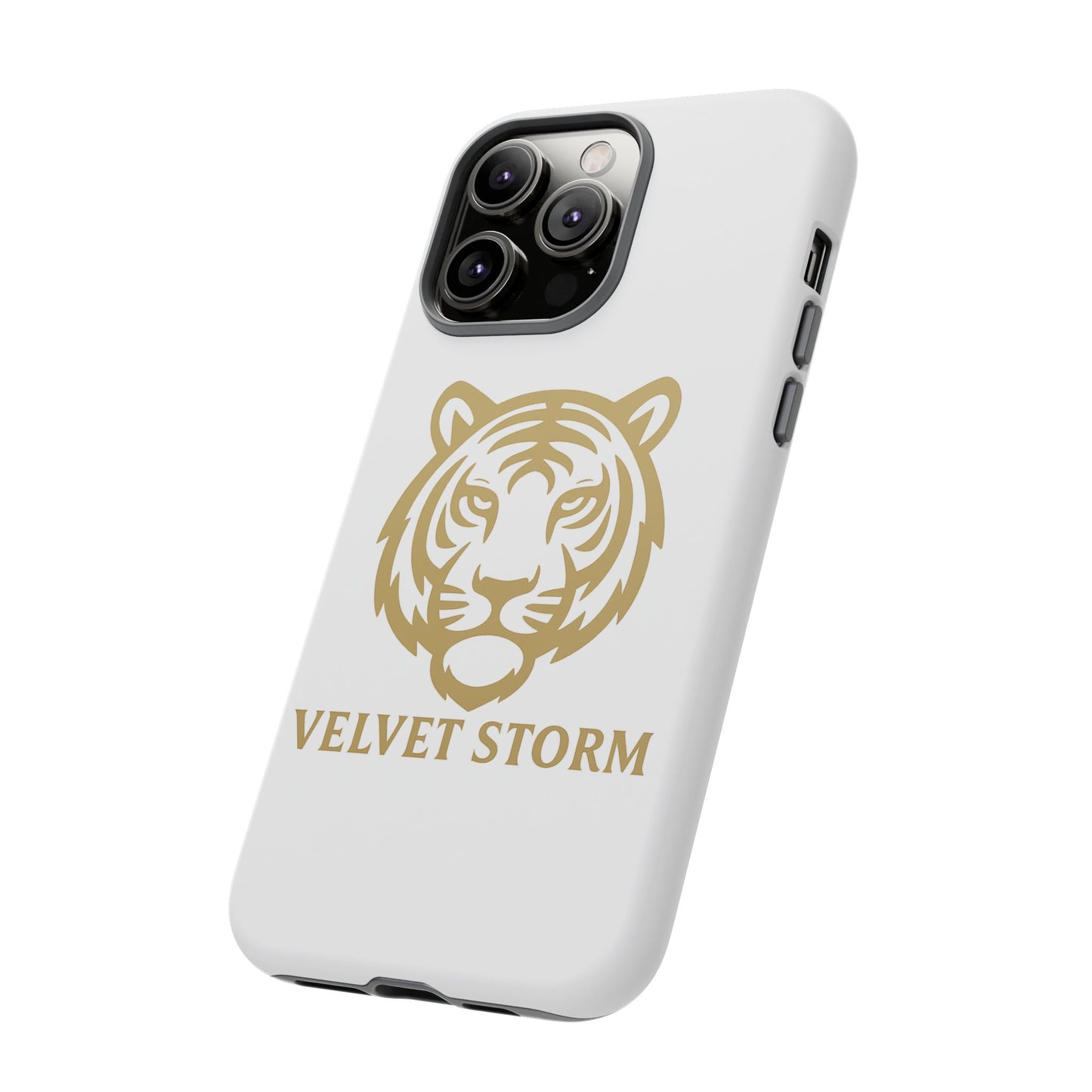 Stylish Phone Case for Tough Protection, Tiger Design, Velvet Storm, Gifts for Animal Lovers, Unique Phone Accessories