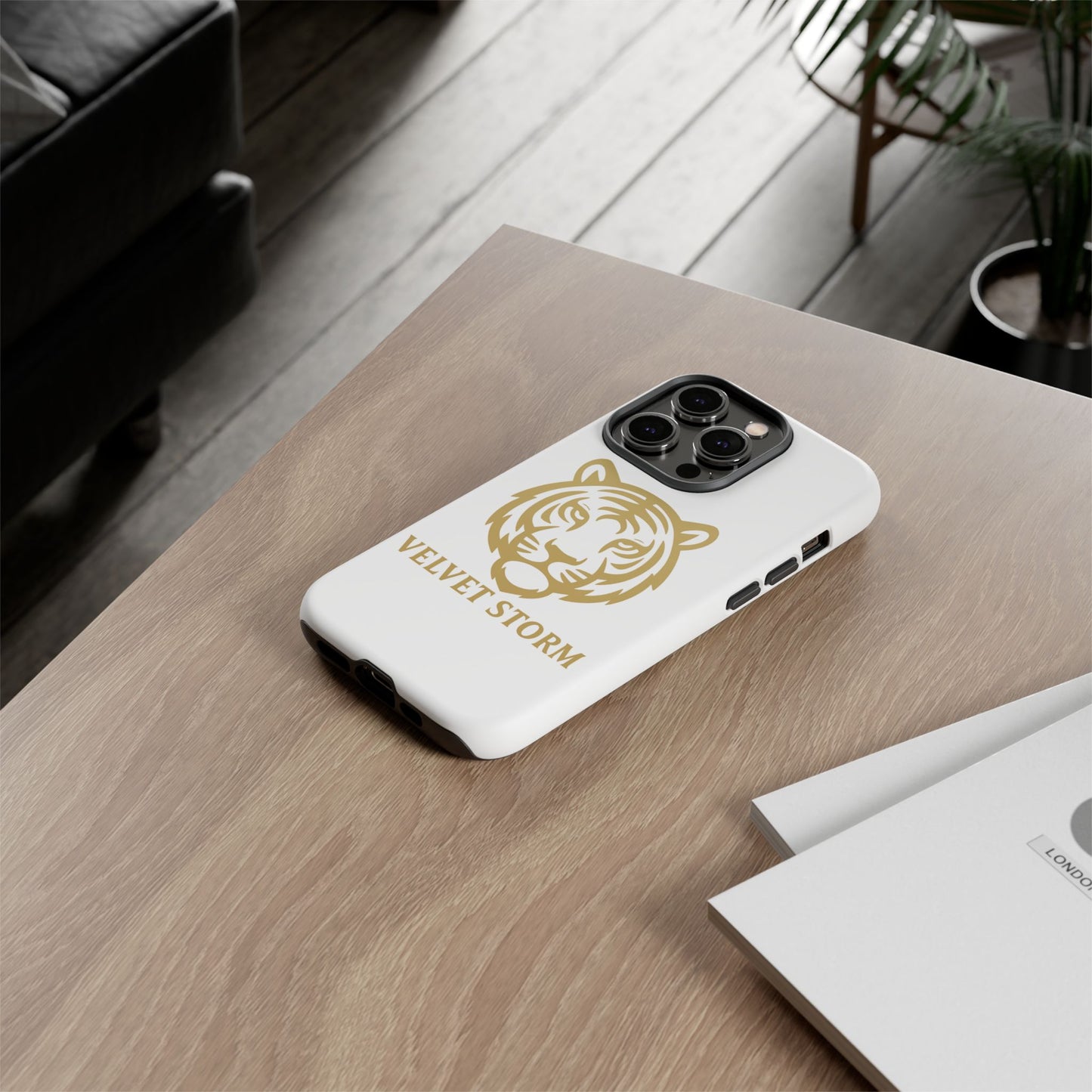 Stylish Phone Case for Tough Protection, Tiger Design, Velvet Storm, Gifts for Animal Lovers, Unique Phone Accessories