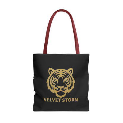 Bold Tiger Tote Bag | Velvet Storm Design, Reusable Shopping Bag, Fashion Accessories, Animal Lovers Gift, Wild Style Carryall