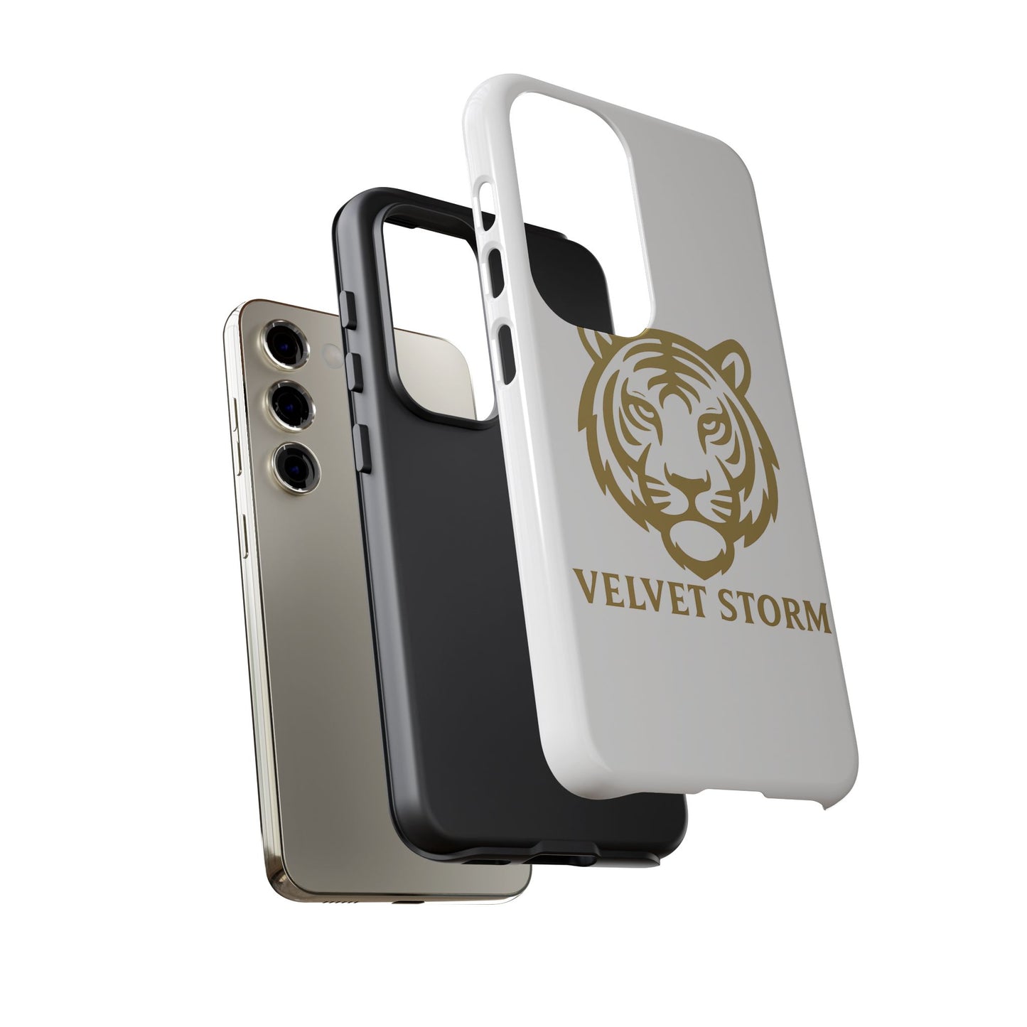 Stylish Phone Case for Tough Protection, Tiger Design, Velvet Storm, Gifts for Animal Lovers, Unique Phone Accessories