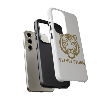 Stylish Phone Case for Tough Protection, Tiger Design, Velvet Storm, Gifts for Animal Lovers, Unique Phone Accessories