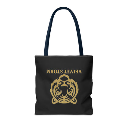 Bold Tiger Tote Bag | Velvet Storm Design, Reusable Shopping Bag, Fashion Accessories, Animal Lovers Gift, Wild Style Carryall